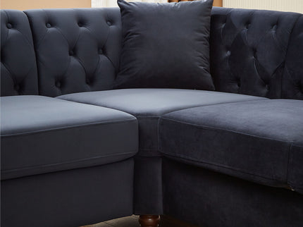 Streamline Modern L-Shaped Corner Sofa
