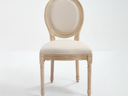 Upholstered With Round Back Dining Chairs (Set of 2)