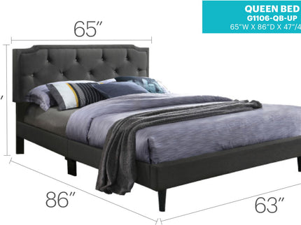 Button Tufted Bed Charming For Cozy Spaces