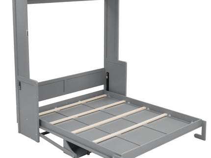 Murphy Bed With Desk, LED Lights And USB Charging Station