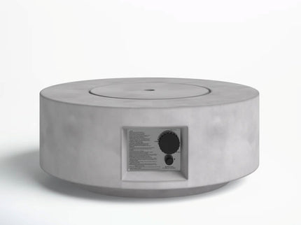 Reinforced - Propane Gas Outdoor Fire Pit Table With Lid