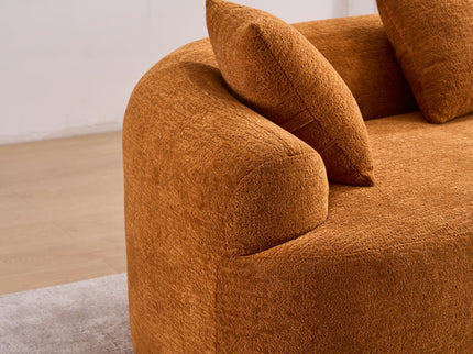 4 Seater Sofa With Fabric, 30D, 60 Hardness Full Sponge, 4 Pillow For Living Room, Home Furniture Sleeper Sectional Sofa For Apartment