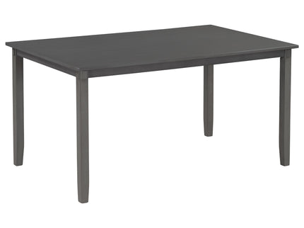 6 Piece Rectangular Dining Table Set With 4 Chairs And Bench
