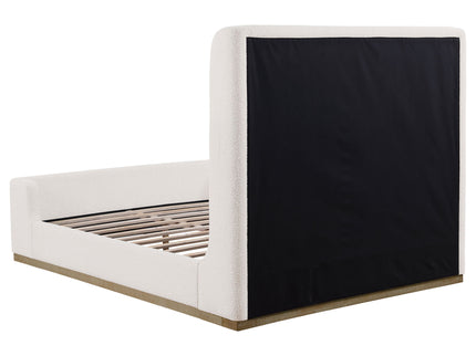 Vindra - Queen Sleigh Bed - Cream