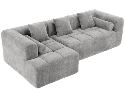 Sectional Free Combined Sofa With 2 Side Pockets