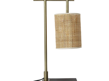 Bedroom Table Lamp With Lampshade - Bronze
