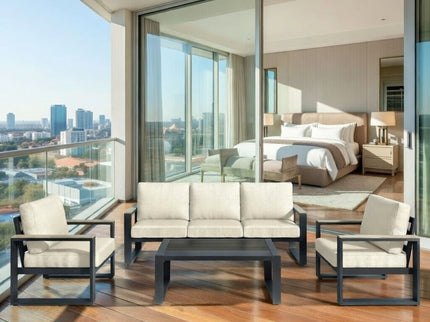 Modern Outdoor Sofa Set With Coffee Table