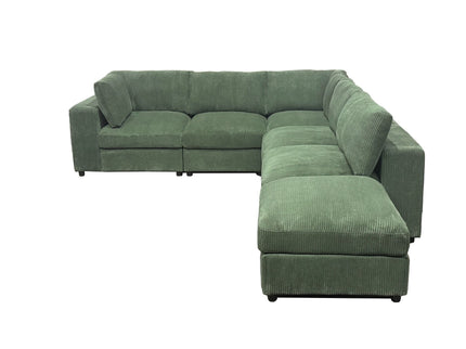 Reversible Modular Sectional Sofa With Custom Configuration