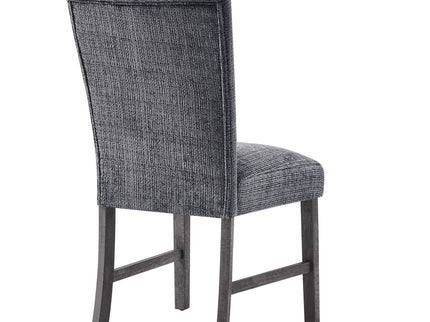 Dining Chair With Padded Seating And Back (Set of 2) - Dark Gray