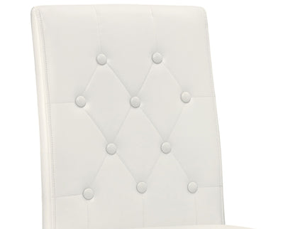 Dining Chairs With Ergonomic Buckle Backrest For Family Dining Rooms