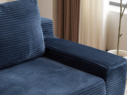 Comfortable Deep Seat Loveseat Sofa Bed, Reversible Cushion With Pillows
