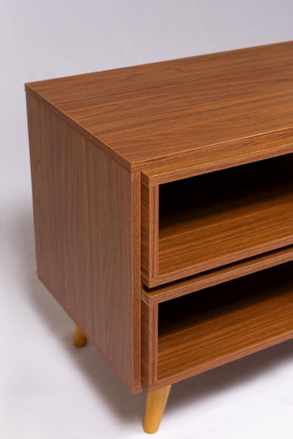 TV Stand For TVs Up To 60" With 2 Doors And 2 Open Shelves