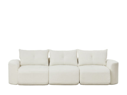 3 Seater With Thickened Armrests Sofa For Living Room