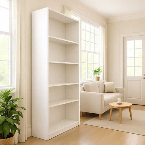 5 Tier Bookshelf Storage Cabinet With Anti-Tip Kit