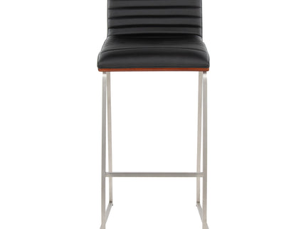 Mason Mara - Contemporary Fixed Height Barstool (Set of 2)