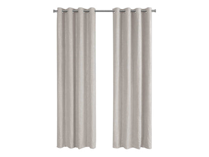 2 Pieces Set, Curtain Panel, Room Darkening, Grommet, Contemporary & Modern