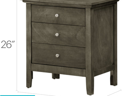 3 Drawer Nightstand & Dove Tailed Drawers