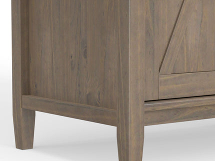 Ela - Sideboard With Wine Storage - Smoky Brown