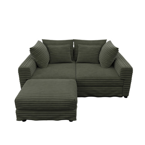 Modern Comfy Upholstered Sofa Cloud Couch & Deep Seat Couches