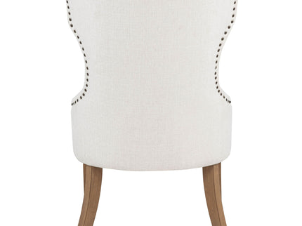Tufted Dining Chair With Button Tufting And Nailhead Trim
