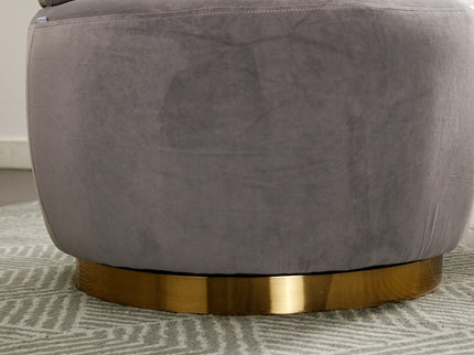 360 Degree Swivel Cuddle Barrel Accent Sofa Chair