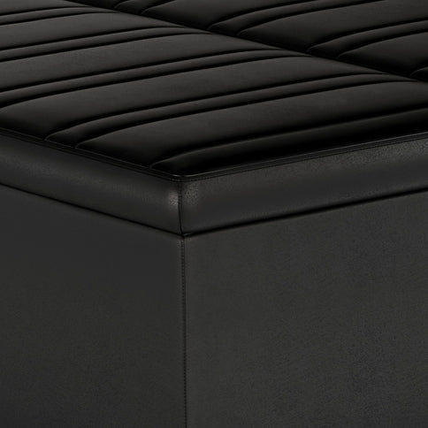 Ellis - Coffee Table Storage Ottoman Contemporary Design