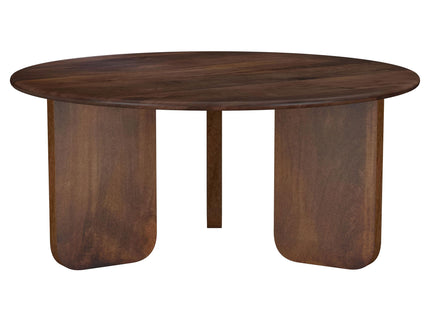 Columbo - 3 Piece Coffee And End Table Set With Round Tops - Brown