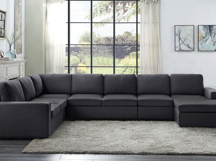 Hayden - 7 Seat Reversible Modular Sectional Sofa Chaise