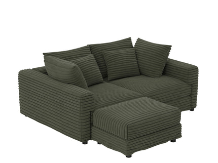 Modern Comfy Upholstered Sofa Cloud Couch & Deep Seat Couches
