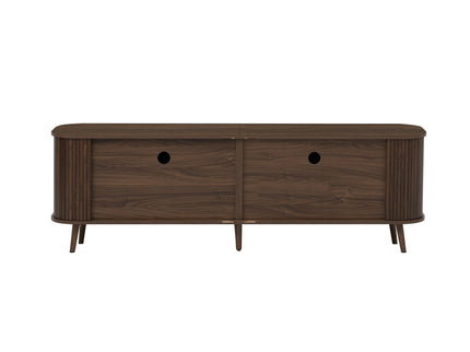 70" TV Stand, Media Center With Ample Storage - Dark Brown