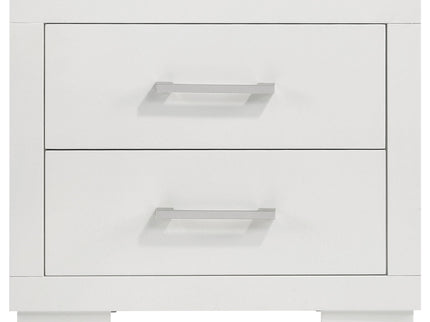 Copper - 2 Drawer Rectangular Nightstand