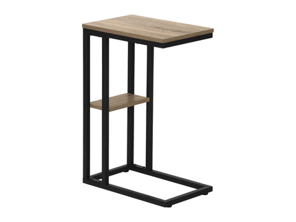Accent Table, C - Shaped, Marble Look Contemporary & Modern Convenient Design