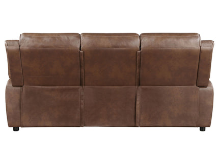 Worthington - Padded Arm Sofa - Dark Brown