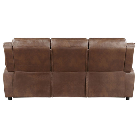 Worthington - Padded Arm Sofa - Dark Brown
