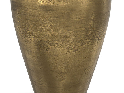 Cavan - Cast Aluminum Side Table - Antique Brass