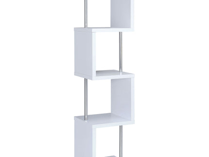 4 Tier Bookcase With Accents