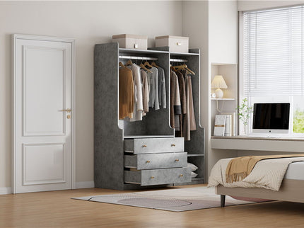 Open Wardrobe Storage For Bedroom