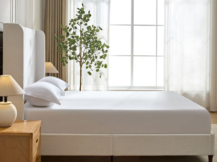 Harper - Tall Headboard Upholstered Bed / High Headboard / Elegant Simplicity / No Box Spring Needed