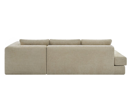 L-Shaped Modular Sofa With Double Layer Cushion
