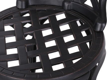 Bono Metal Bistro Set - Black