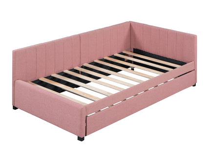 Upholstered Daybed, Sofa Bed Frame, No Box Spring Needed