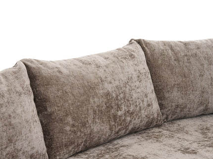 Modular Cloud Sectional Sofa Set, U-Shaped Upholstered Couch With Deep Seat