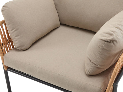 Rope Lounge Chair With Cushions For Modern Spaces