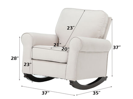 Elvin - Rocking Chair - Beige