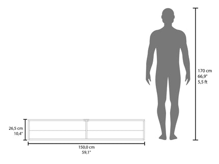 Moore - Floating TV Stand