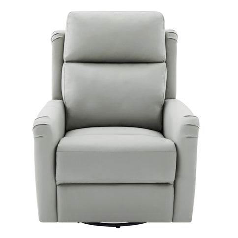 Manual Recliner Swivel Rocking Chair With 8 Point Massage And Heating