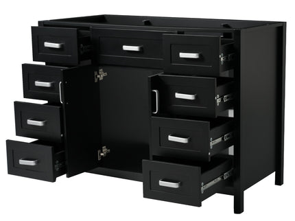 Bathroom Vanity Cabinet Only With 2 Soft Close Doors And 8 Drawers