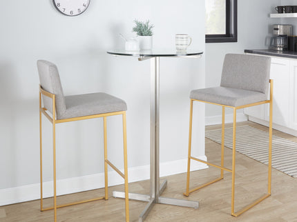 Fuji - Contemporary Design High Back Barstool