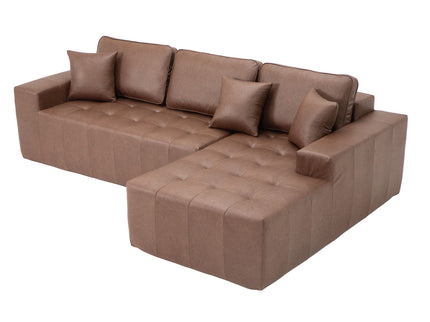 L - Shaped Corner Chaise Sofa Bed