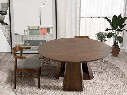 Bolton - Round Dining Table - Walnut